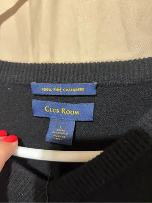 Club room cashmere long sleeve thumbnail 2
