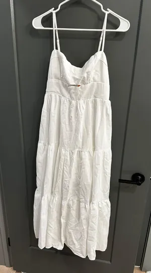 ThatsSoFetch White Midi Dress thumbnail 1