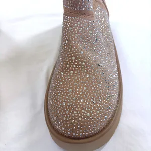 Wild Fable Rhinestone Platform Ankle Boots Tan Crystal‎ Memory Foam Womens 9 NEW thumbnail 7