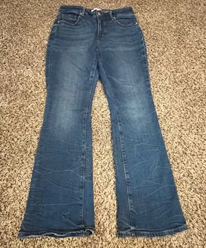 LOFT The Boot Mid Rise Bootcut Jeans Medium Wash Blue Size 28‎ 6P Petite thumbnail 1