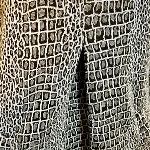 Tyler Boe Kim Print Cowl Neck Tunic Top Snake Print 3/4 Sleeve Stretch Knit~S💛 thumbnail 9