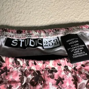 Studio 253 Floral Pink Skirt size‎ medium dance fairy whimsical coquette thumbnail 2