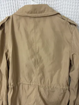 Michael Kors Tan with Gold Hardware Trench Coat Jacket Small thumbnail 7