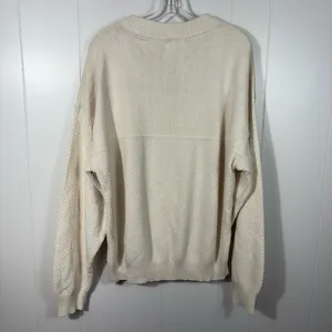 Vintage 80s Velva Sheen Cream Embroidered Coca Cola Knit Pullover Sweater Large thumbnail 4