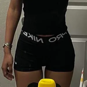 Nike Black  pro workout/ athletic shorts thumbnail 3