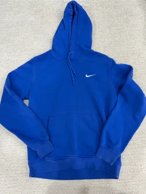 NIKE HOODIE Blue Size M thumbnail 1