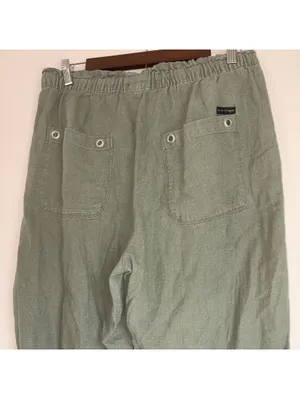 Social Standard by Sanctuary Olive Green Linen-Blend Joggers XL thumbnail 6