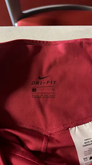 Nike Women’s Dri-FIT Leggings Running Small Red thumbnail 2