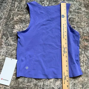 NWT Lululemon Swift Ventilated Running Tank Charged Indigo Purple W1DSMS Size 2 thumbnail 6