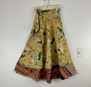 Reversible Wrap Maxi Skirt BINS612 thumbnail 1