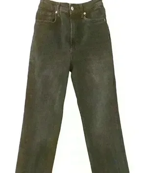 FREE PEOPLE We the Free size 25 Black Jeans raw hem high rise EXC CON thumbnail 1