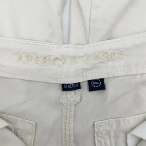American Eagle Cargo Pants Women 000 Short Baggy Wide‎ Leg Minimal Indie Skater thumbnail 7