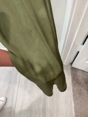 Hello Molly Midi Dress Green Satin thumbnail 7