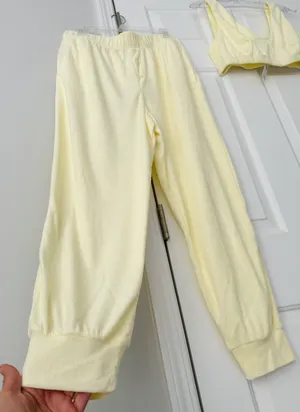Anthropologie Sunday in Brooklyn Terrycloth Joggers & Bra Set, Size L thumbnail 10