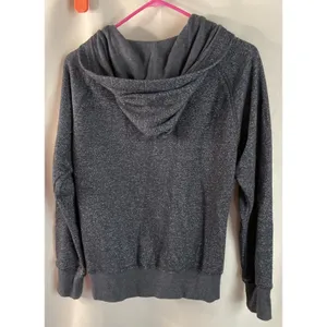 J. America Women S Charcoal Grey PBR Full Zip Hoodie Professional Bull Riders‎ thumbnail 2