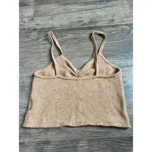 EUC Womens Madewell Milos sweater Tank‎ Heather Caramel stretch size M thumbnail 4
