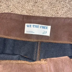 Free People We The Free Titan Vegan Suede Pants Brown 27‎ thumbnail 9