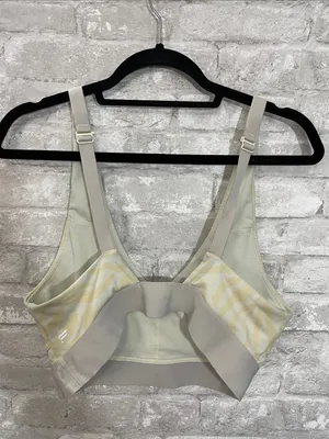 Fabletics Pale Yellow Zebra Print All Day Every Day Bra thumbnail 3