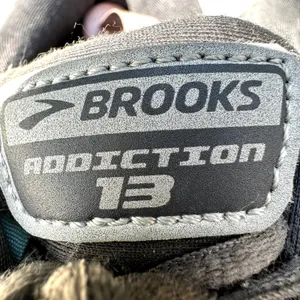 Brooks Addiction 13 Running Sneakers Shoes Lace Up Athletic Gray Blue 8 Wide thumbnail 6