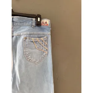 Diamond Double J Womens Vintage 80s Light Straight Leg Western Jeans 30 Short thumbnail 6