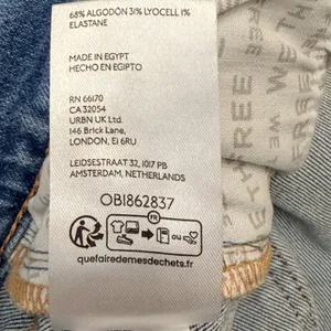 Free People Women's Risk Taker Mid-Rise Straight-Leg Jeans‎ Size 31 thumbnail 12