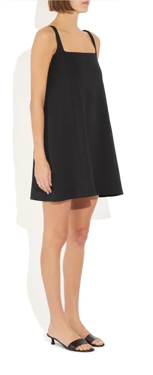 The Park Andy Mini Dress Square Neck Noir Dark Navy Small thumbnail 1