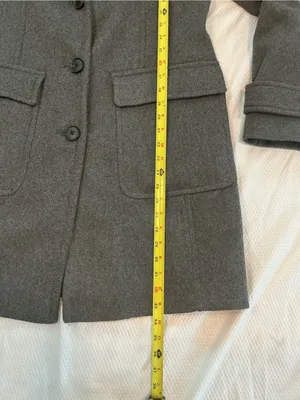 MICHAEL Michael Kors Dark Gray Single-Breasted Trench Coat thumbnail 4