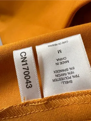 NY & Company Blazer Mustard Yellow Double Breasted Military Career Women’s M thumbnail 5