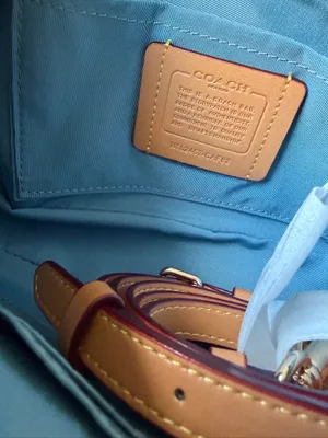 Coach Teri Denim Canvas Shoulder Bag  thumbnail 6