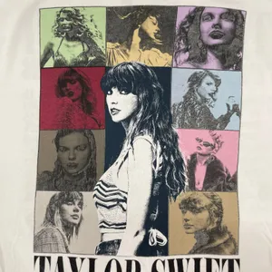 Taylor Swift Eras Tour Concert Tee Albums Official Merch White Top Size XS FLAWS thumbnail 3