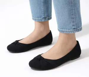 Classic Black Knot Ballet Flats - Women thumbnail 1
