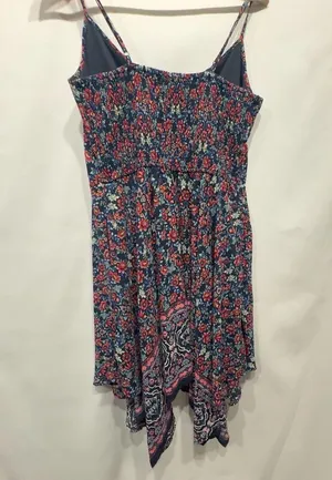 Band of Gypsies Asymmetrical Hem Floral dress size large thumbnail 9
