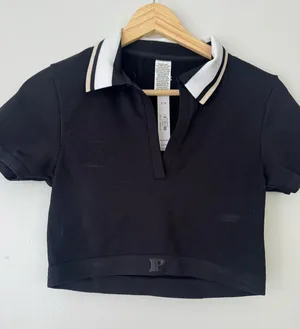 Victoria's Secret PINK Cropped Polo Shirt thumbnail 1