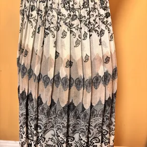 Laundry by Shelli‎ Segal Silk Blend Midi Dress Size 6 Black Empire Waist thumbnail 6