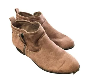 ARIZONA Womens Garrity Brown Textile Ankle Boots Booties Sz 7 thumbnail 1