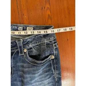 Miss Me Signature Boot Jeans 30 Fleur De Lis Embroidered Bootcut Denim thumbnail 9