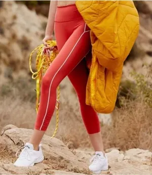 Free People Movement You're A Peach Leggings in Tango Sz XS thumbnail 13