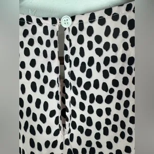 J. Crew Women's Peasant Blouse‎ in Light Pink with Dalmatian Dots Size Small thumbnail 4