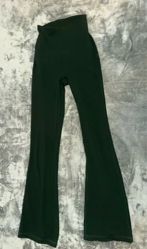 LULULEMON GREEN GROOVE FLARE PANTS thumbnail 1