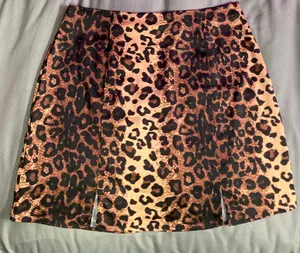 Cheetah Print Mini Skirt thumbnail 1