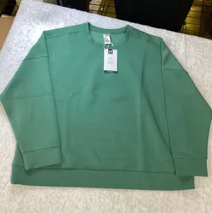 Members Mark Luxe Crew Sweatshirt Green Sandwashed Relaxed Fit‎ XXXL NWT thumbnail 1