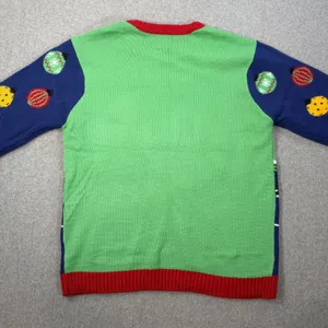 Blizzard Bay Ugly Christmas Sweater Adult LG Santa Mrs Claus Pickleball Holiday thumbnail 13
