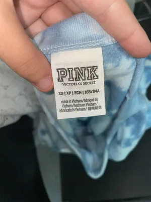 PINK Victoria’s Secret Tie Dye Logo Long Sleeve Tee thumbnail 3