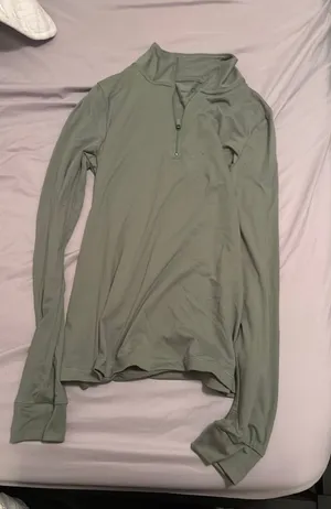 Gap Green Quarter-Zip GapFit thumbnail 1