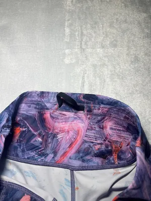 lululemon athletica Purple & Red Abstract Brushstroke Leggings thumbnail 3