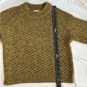 Target Universal Thread Chunky Knit Moss Green Pull Over Sweater Cotton Small thumbnail 6