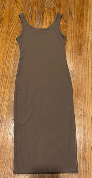 capella brown midi pencil dress thumbnail 1