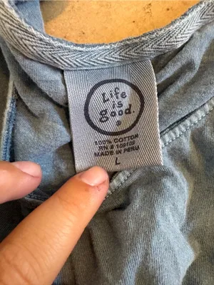 Life Is Good Light Blue Women's Short Sleeve Graphic Tee thumbnail 2