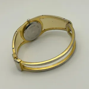 Collezier Two-tone Mother Pearl Dial Women’s Cuff Watch Working New Battery thumbnail 6
