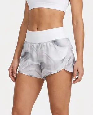 Calia Kick It Up Mid Rise Shorts Dune Print Grey XXL Running Training thumbnail 1